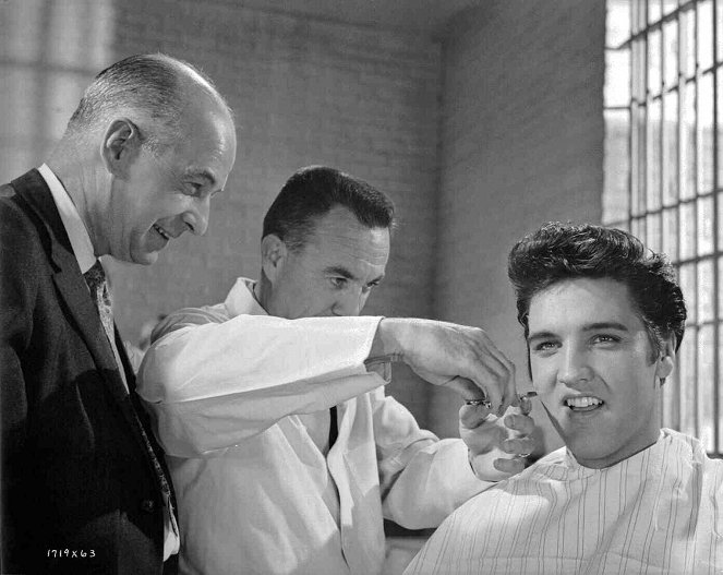 Börtönrock - Forgatási fotók - Richard Thorpe, Elvis Presley
