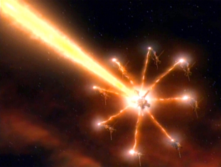 Star Trek: Vesmírná loď Voyager - Škorpion, část první - Z filmu