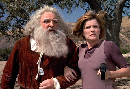 Star Trek: Voyager - Marzenia o locie - Z filmu - John Rhys-Davies, Kate Mulgrew