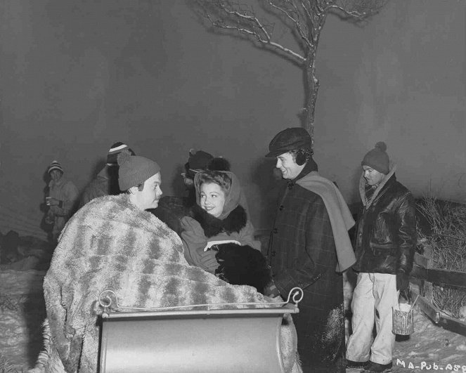 Az Ambersonok tündöklése - Forgatási fotók - Orson Welles, Anne Baxter, Tim Holt