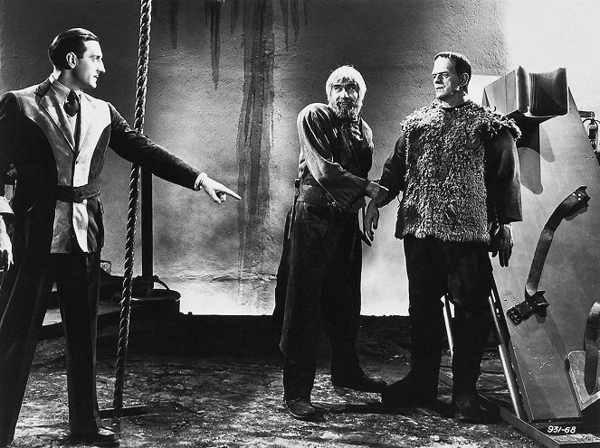 La sombra de Frankenstein - De la película - Basil Rathbone, Bela Lugosi, Boris Karloff