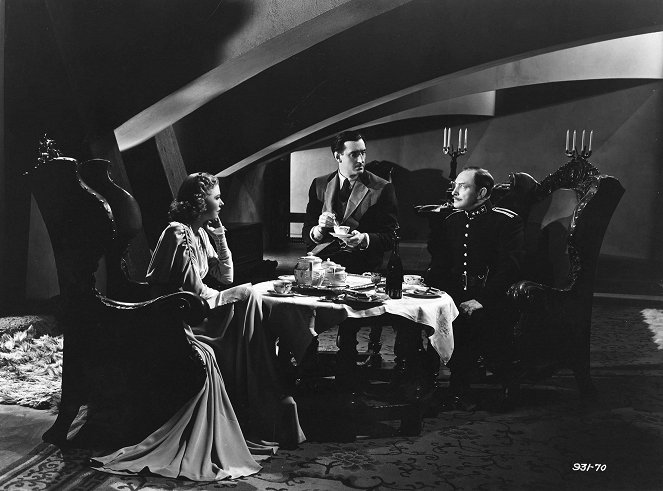 Frankensteinův syn - Z filmu - Josephine Hutchinson, Basil Rathbone, Lionel Atwill