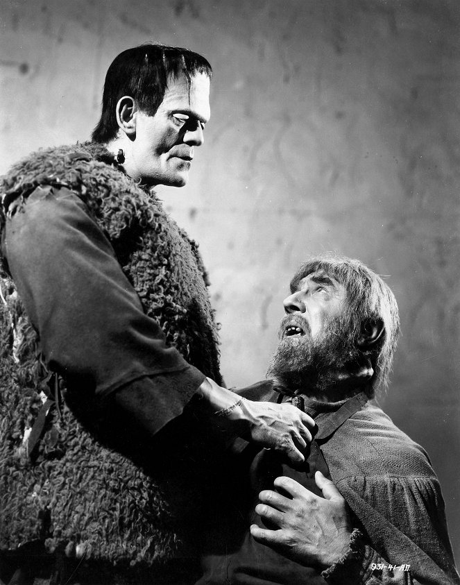 La sombra de Frankenstein - Promoción - Boris Karloff, Bela Lugosi