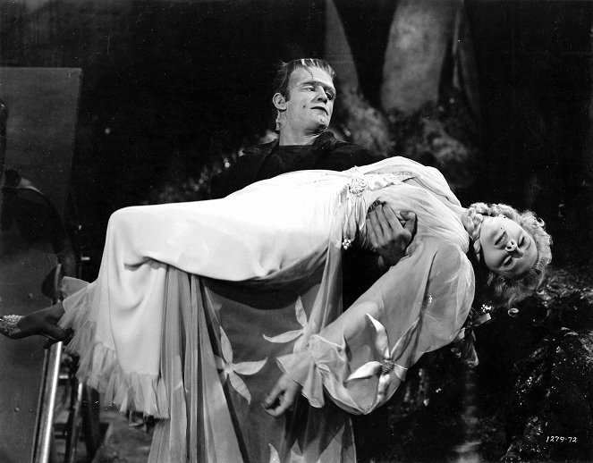 Frankenstein a Vlkodlak - Z filmu - Bela Lugosi, Ilona Massey