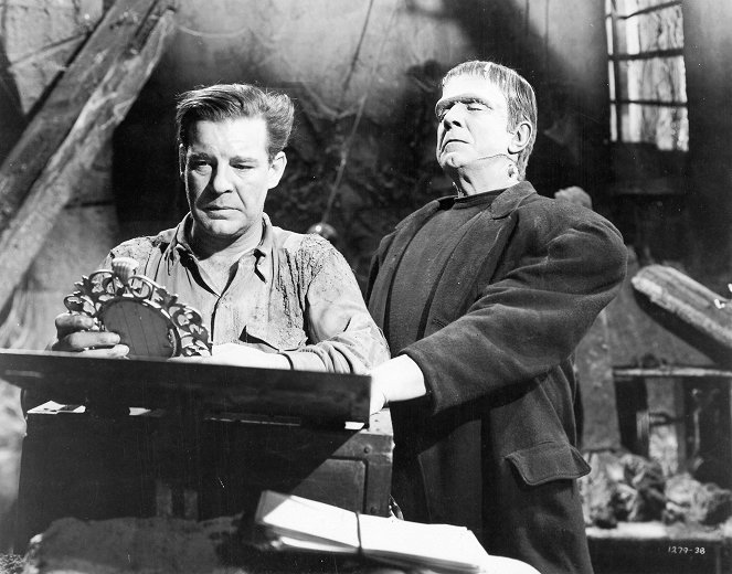 Frankenstein y el Hombre Lobo - De la película - Lon Chaney Jr., Bela Lugosi