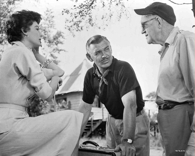 Mogambo - Dreharbeiten - Ava Gardner, Clark Gable, John Ford