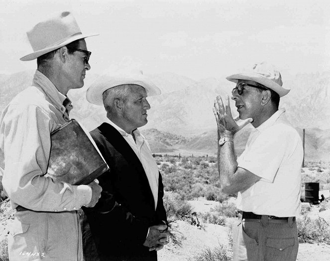 Bad Day at Black Rock - De filmagens - Robert Ryan, Spencer Tracy