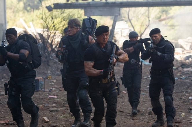 Expendables 3 - Film - Wesley Snipes, Dolph Lundgren, Sylvester Stallone, Antonio Banderas, Jason Statham