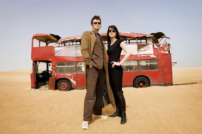 Doctor Who - Planet of the Dead - Promoción - David Tennant, Michelle Ryan