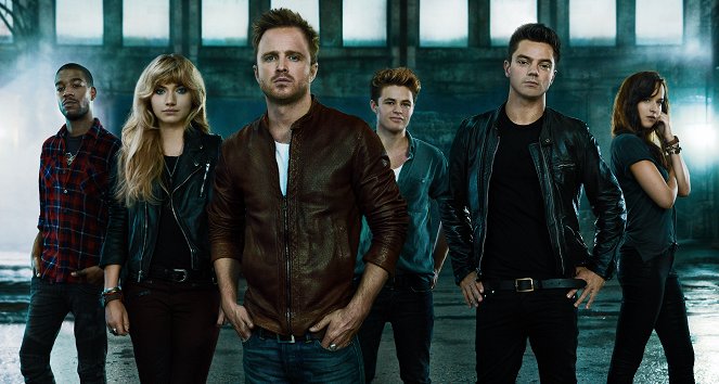 Need for Speed - Promoción - Kid Cudi, Imogen Poots, Aaron Paul, Harrison Gilbertson, Dominic Cooper, Dakota Johnson