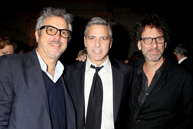 The Monuments Men - Events - Alfonso Cuarón, George Clooney, Joel Coen