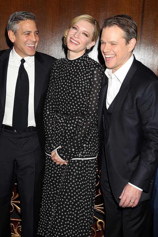 Obrońcy skarbów - Z imprez - George Clooney, Cate Blanchett, Matt Damon