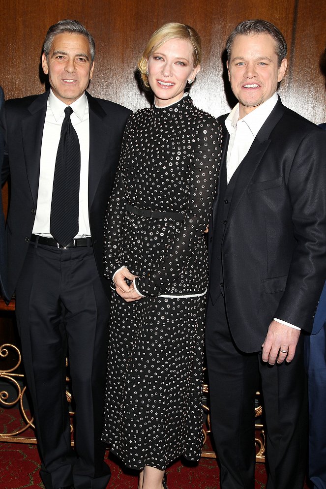 Obrońcy skarbów - Z imprez - George Clooney, Cate Blanchett, Matt Damon