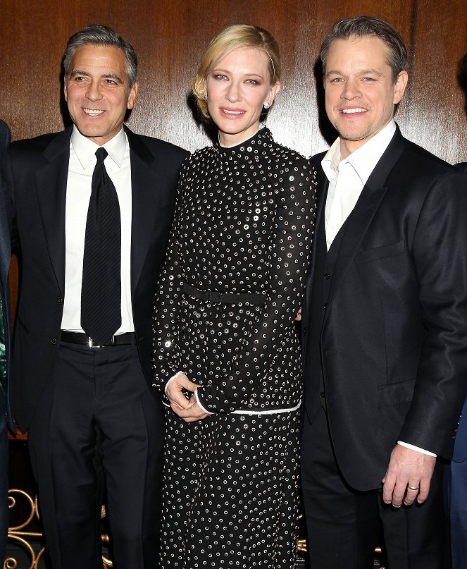 The Monuments Men - Events - George Clooney, Cate Blanchett, Matt Damon