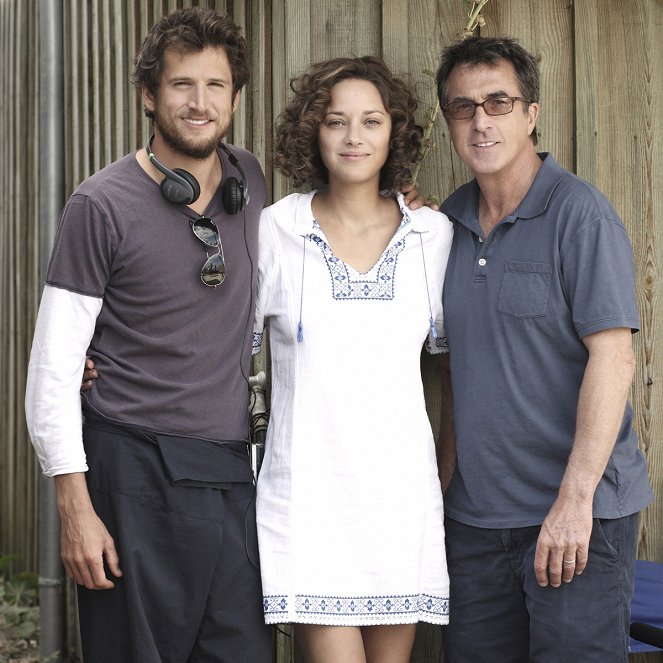 Milosrdné lži - Z natáčení - Guillaume Canet, Marion Cotillard, François Cluzet