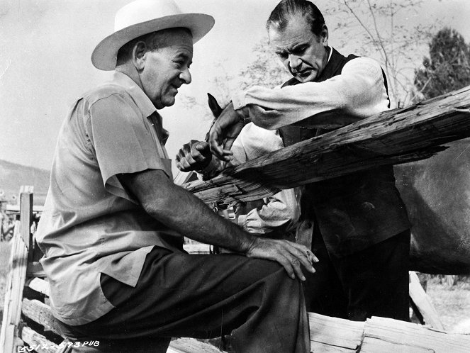 Onnellisen laakson kansa - Kuvat kuvauksista - William Wyler, Gary Cooper