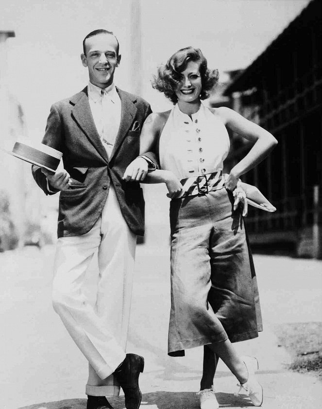Tančící Venuše - Z nakrúcania - Fred Astaire, Joan Crawford