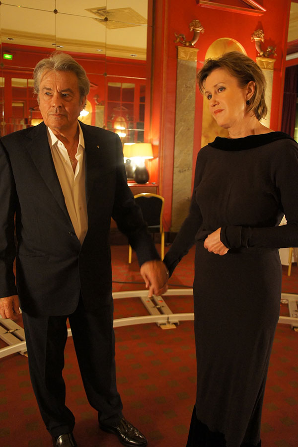 S novym godom, mamy! - Z natáčení - Alain Delon, Irina Rozanova