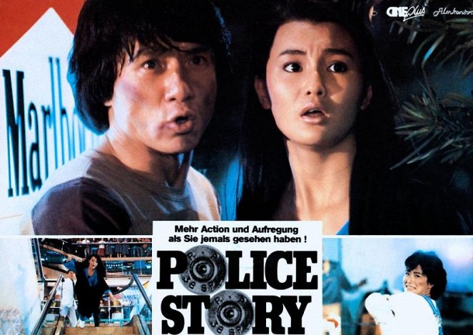Policyjna opowieść - Lobby karty - Jackie Chan, Maggie Cheung