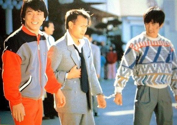 Mé šťastné hvězdy - Z nakrúcania - Jackie Chan, Biao Yuen