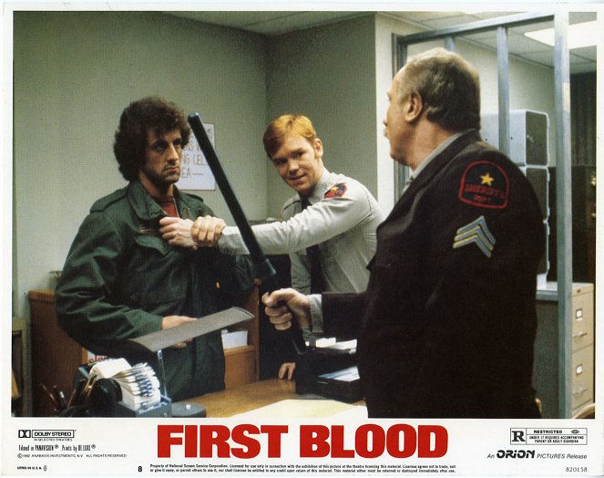 Rambo - Vitrinfotók - Sylvester Stallone, David Caruso, Jack Starrett