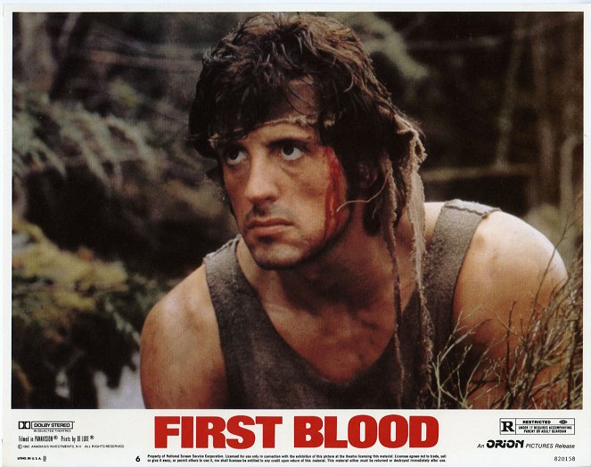 Rambo - First Blood - Lobbykarten - Sylvester Stallone