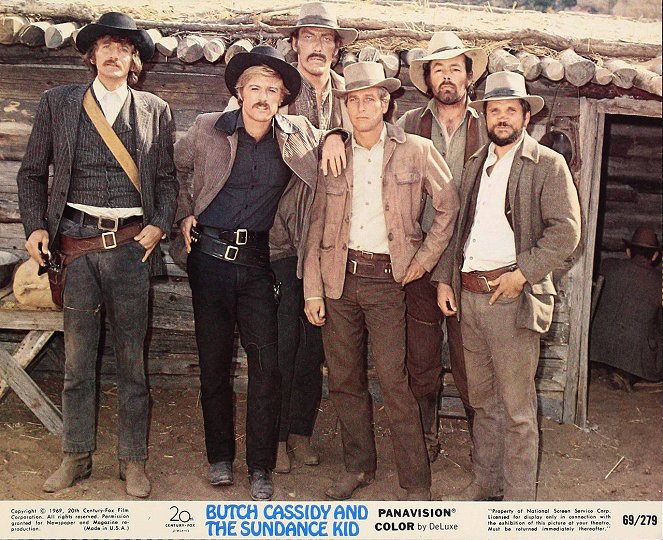 Butch Cassidy a Sundance Kid - Fotosky - Robert Redford, Ted Cassidy, Paul Newman