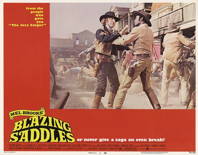 Blazing Saddles - Lobbykaarten - Gene Wilder, Cleavon Little