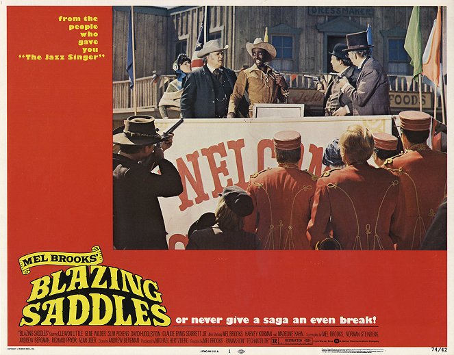 Blazing Saddles - Lobbykaarten - David Huddleston, Cleavon Little