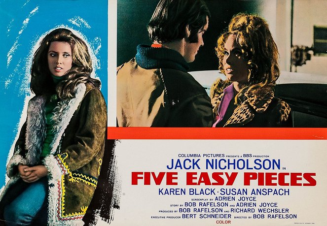 Five Easy Pieces - Lobby Cards - Susan Anspach, Jack Nicholson, Karen Black