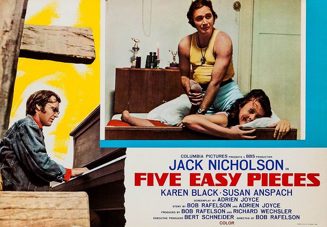 Five Easy Pieces - Lobby karty - Jack Nicholson, John P. Ryan, Lois Smith