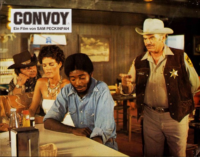 Convoy - Lobby Cards - Burt Young, Ali MacGraw, Franklyn Ajaye, Ernest Borgnine