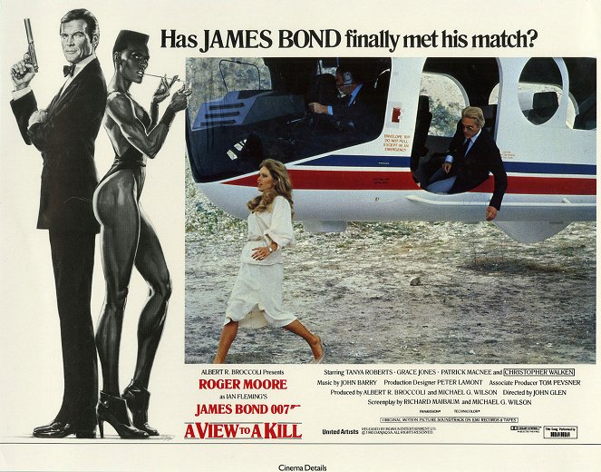 James Bond - Im Angesicht des Todes - Lobbykarten - Tanya Roberts, Christopher Walken