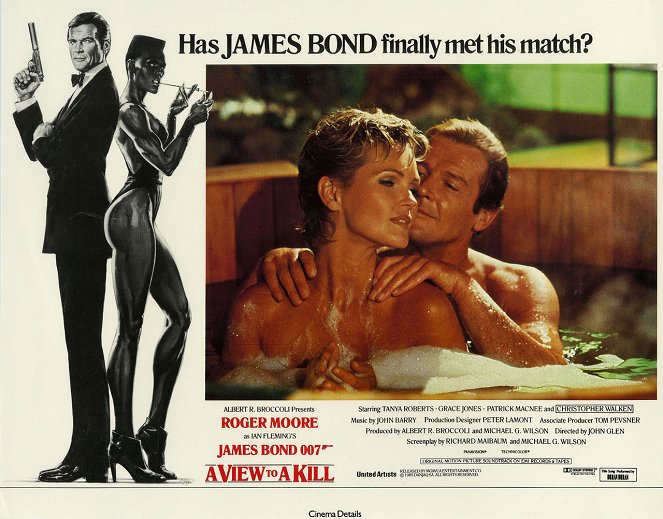 James Bond - Im Angesicht des Todes - Lobbykarten - Fiona Fullerton, Roger Moore