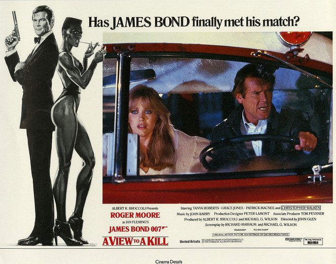 A View to a Kill - Lobby Cards - Tanya Roberts, Roger Moore