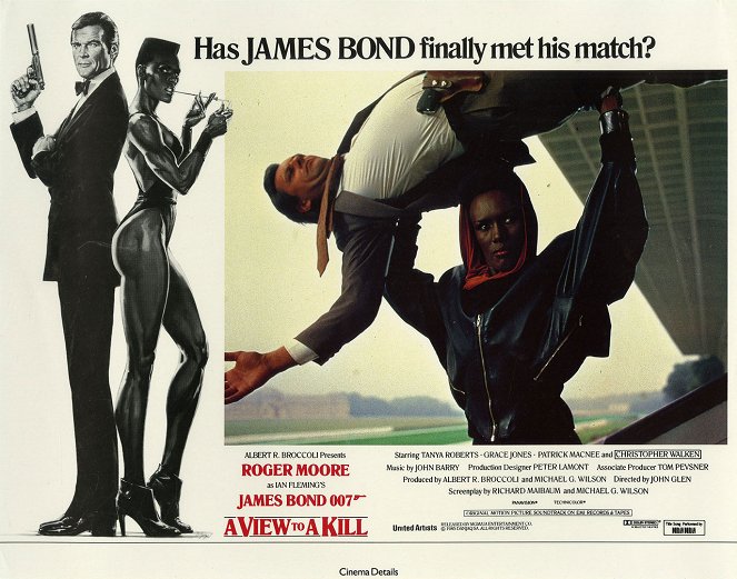 James Bond - Im Angesicht des Todes - Lobbykarten - Bogdan Kominowski, Grace Jones