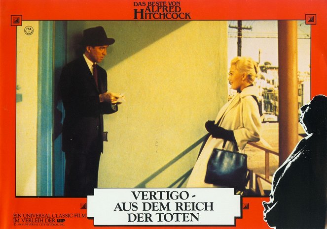 Vertigo - Lobbykaarten - James Stewart