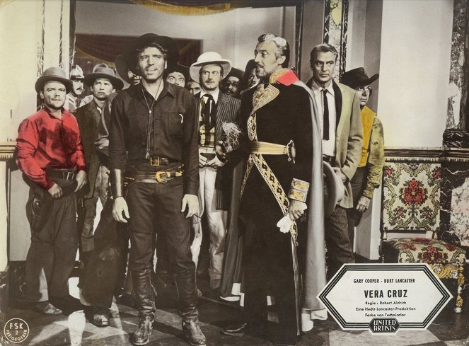 Veracruz - Fotocromos - Burt Lancaster, Cesar Romero, Gary Cooper