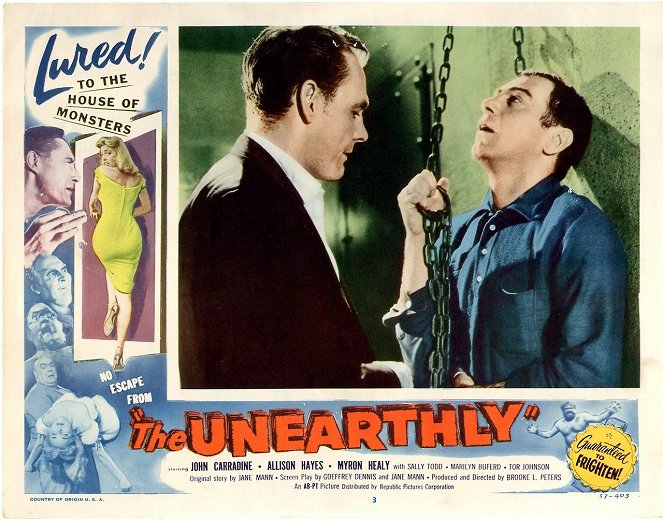 The Unearthly - Lobby Cards