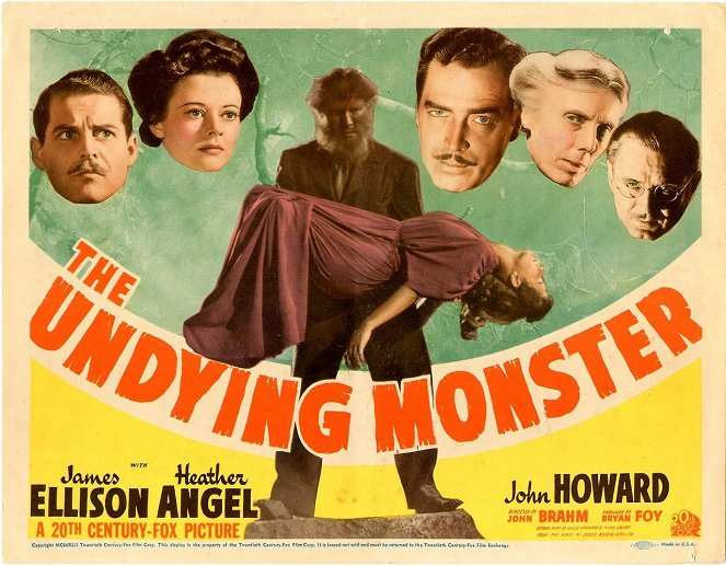 The Undying Monster - Lobby Cards