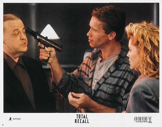Total Recall - Die totale Erinnerung - Lobbykarten - Roy Brocksmith, Arnold Schwarzenegger, Sharon Stone
