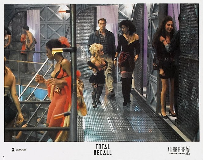 Total Recall - Cartes de lobby - Debbie Lee Carrington, Arnold Schwarzenegger, Rachel Ticotin