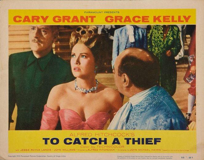 To Catch a Thief - Lobbykaarten - John Williams, Grace Kelly