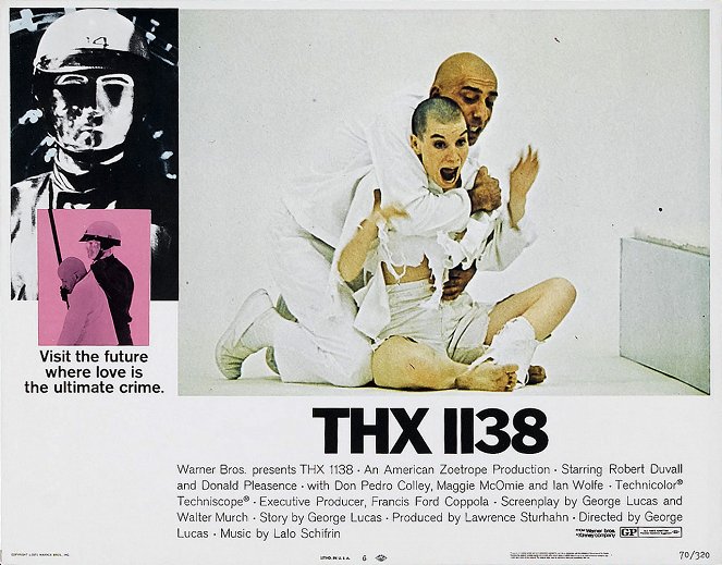 THX 1138 - Cartões lobby - Sid Haig