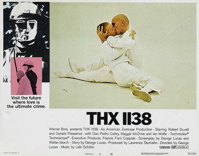 THX 1138 - Cartões lobby - Maggie McOmie, Robert Duvall