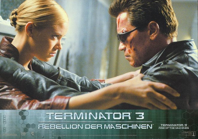 Terminator 3: Bunt maszyn - Lobby karty - Kristanna Loken, Arnold Schwarzenegger