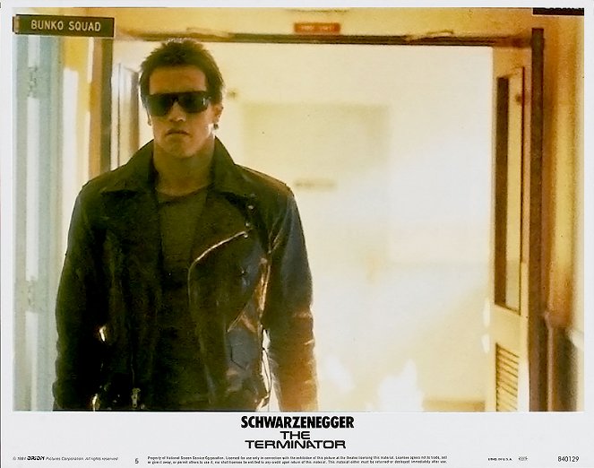Terminator - Cartes de lobby - Arnold Schwarzenegger