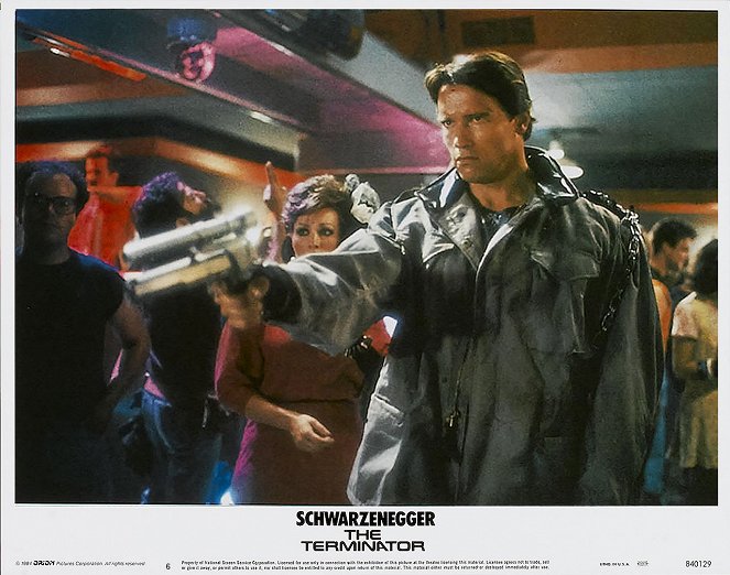 Terminator - Cartes de lobby - Arnold Schwarzenegger