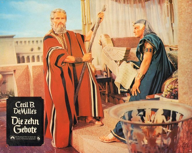 The Ten Commandments - Lobby Cards - Charlton Heston, Yul Brynner