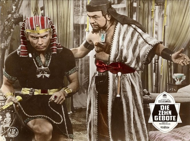 Les Dix Commandements - Cartes de lobby - Yul Brynner, Edward G. Robinson